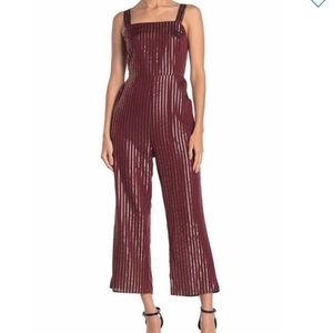 Show Me Your Mumu Yvonne Jumpsuit ~ in Late Night Metallic Stripes